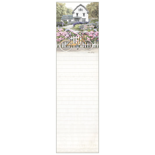 House and Bike Magnetic List pad