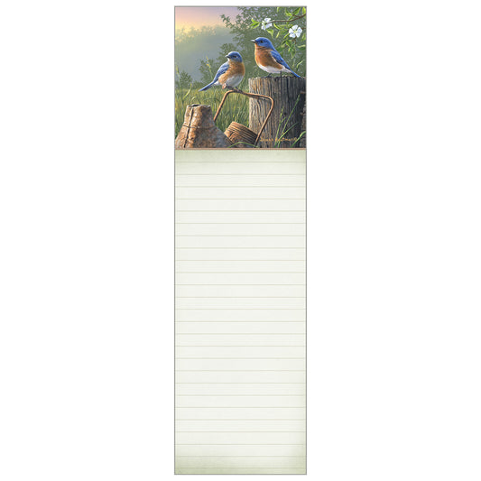 Daybreak Bluebirds Magnetic List pad