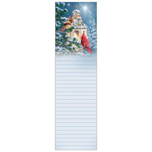 Little Cardinal Chapel Magnetic Listpad