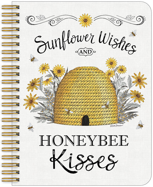 Sunflower Wishes Medium Note Book