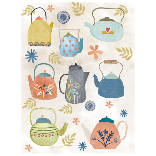 Teapots Note Card Set