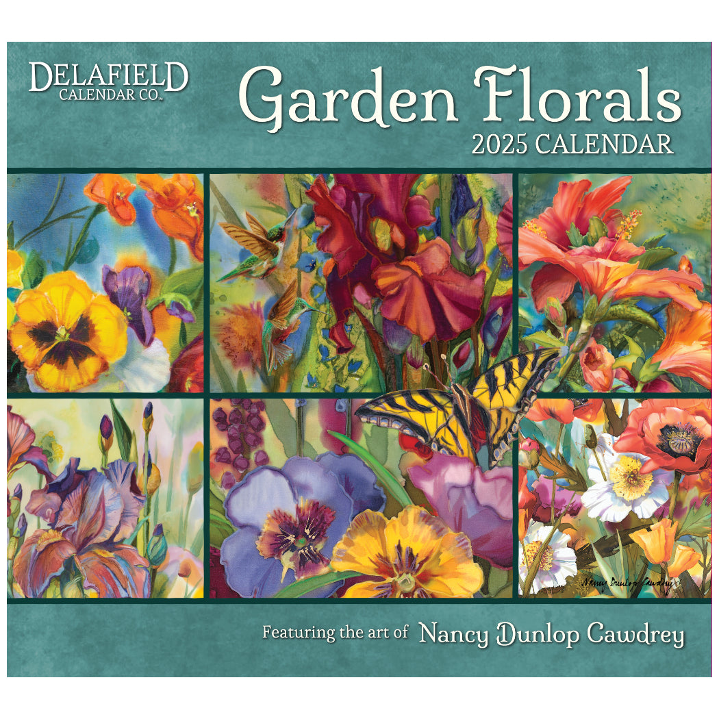 Garden Florals 2025 Wall Calendar The Lang Store