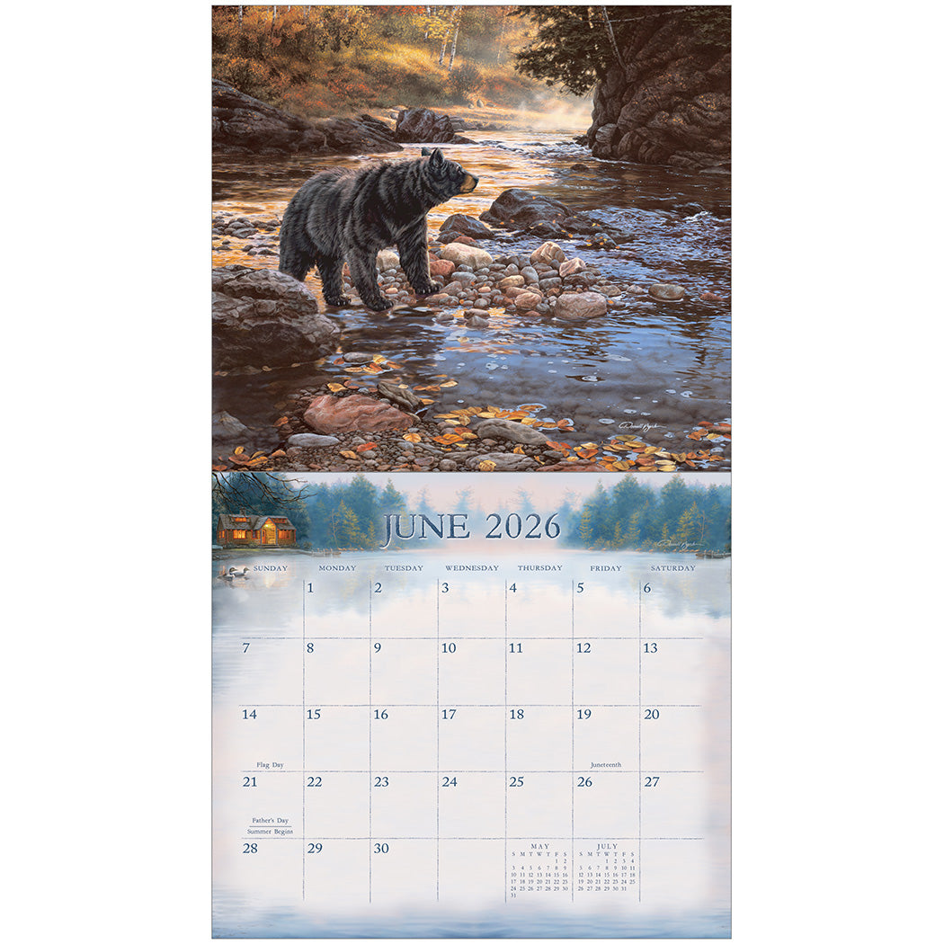Cabin View 2026 Wall Calendar