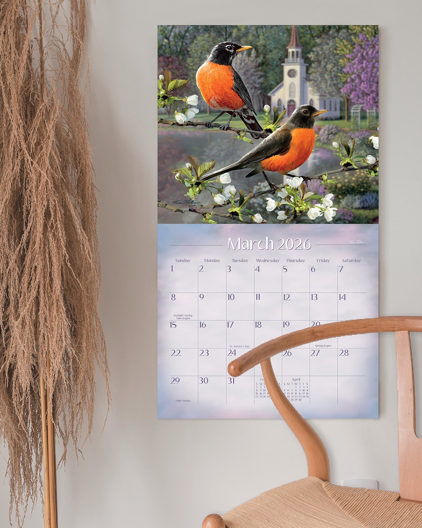 Peace and Tranquility 2026 Wall Calendar
