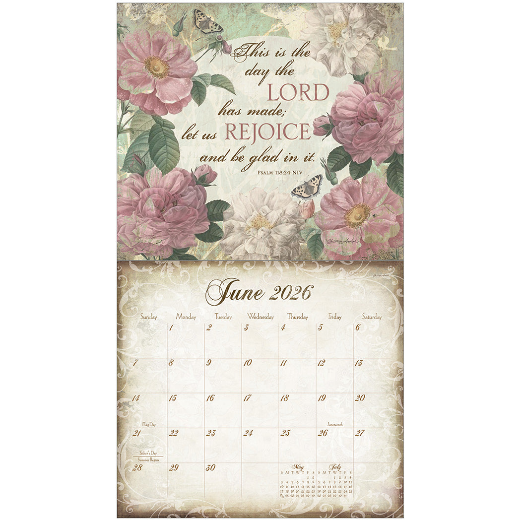 2026 Walk by Faith Mini Wall Calendar