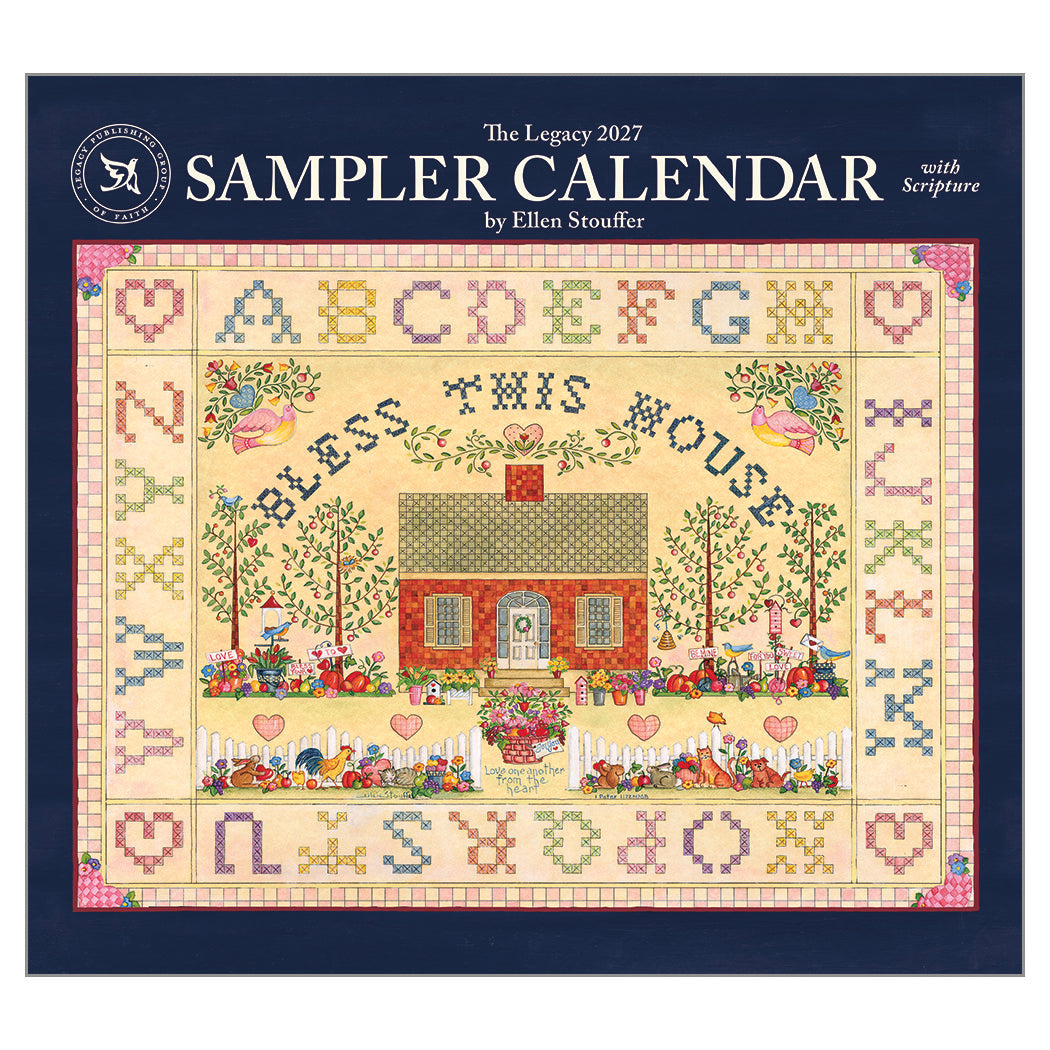 Sampler 2027 Wall Calendar