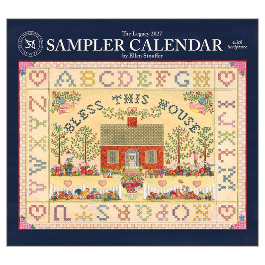 Sampler 2027 Wall Calendar