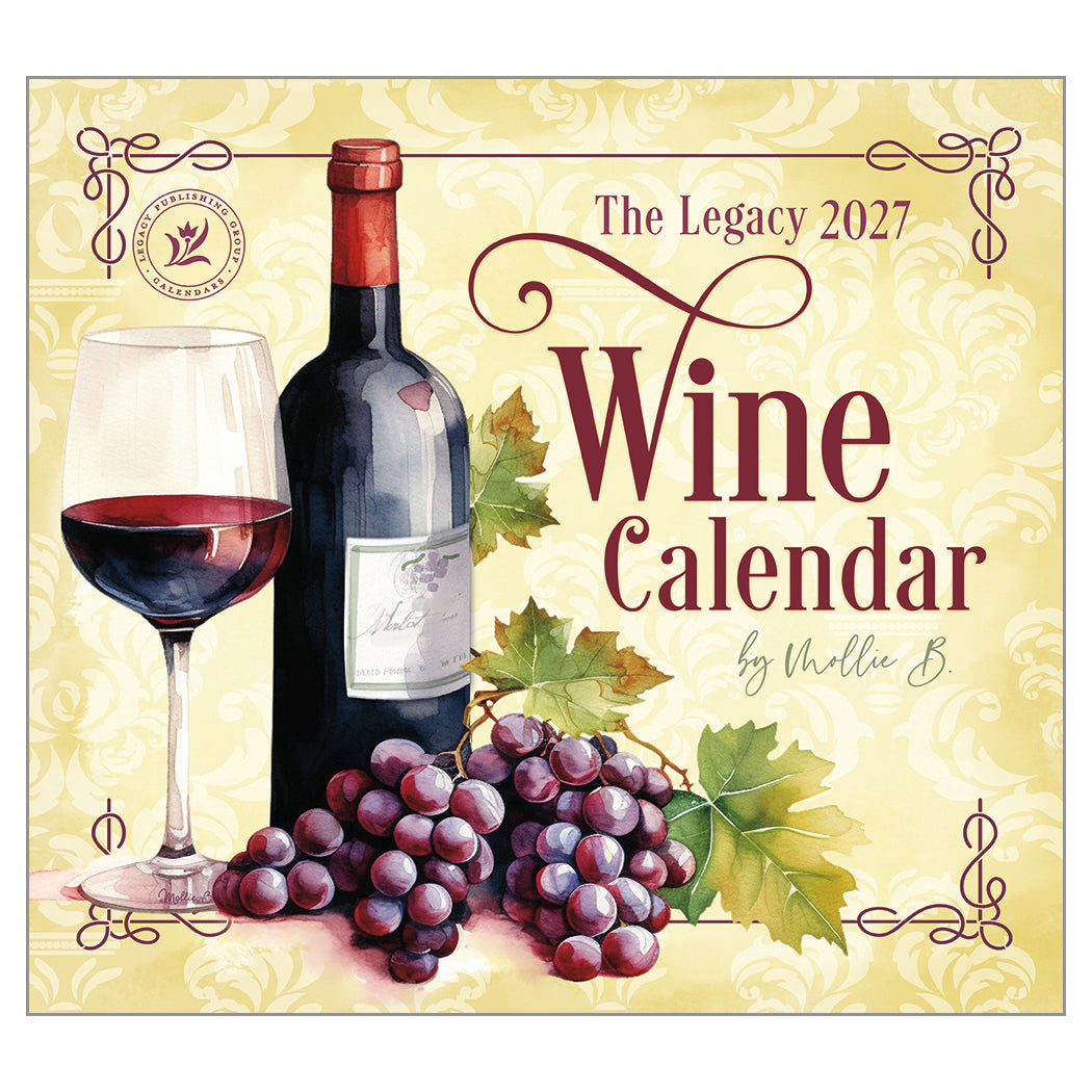 Wine 2027 Wall Calendar