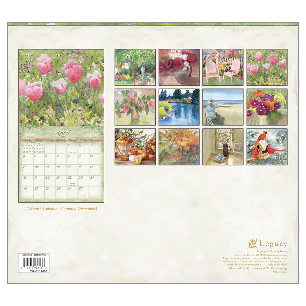 Judy Buswell 2027 Wall Calendar