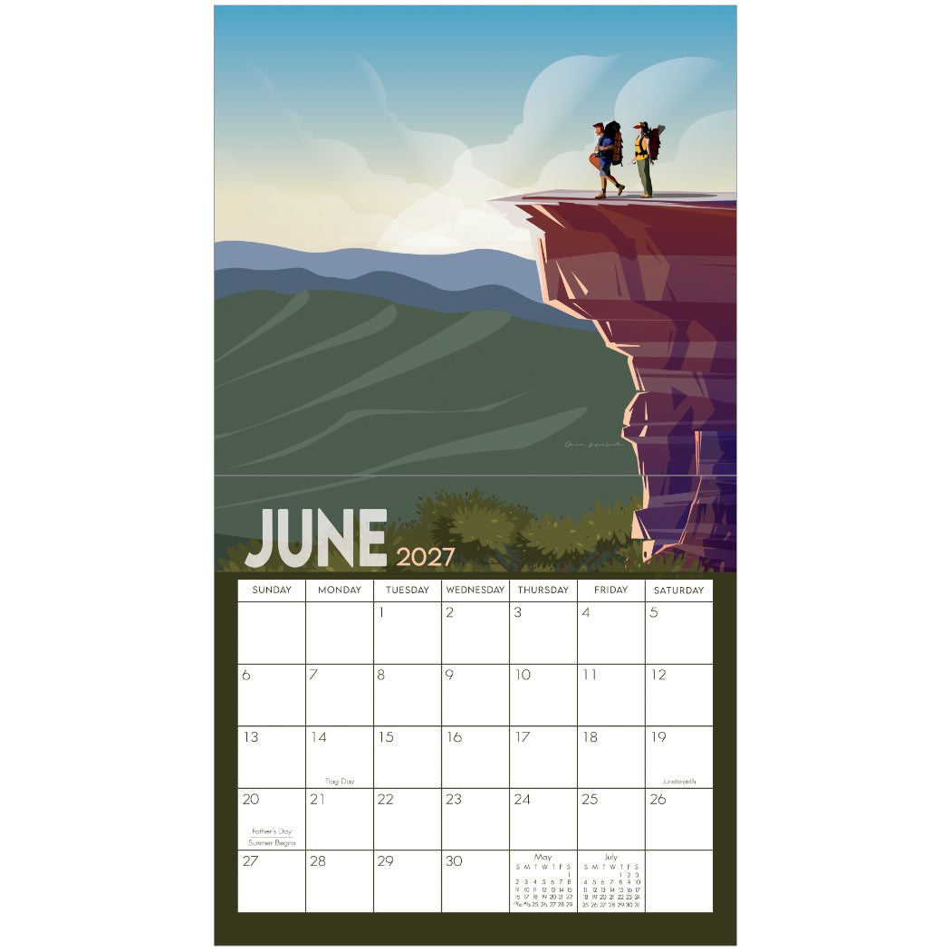 Adventure 2027 Wall Calendar