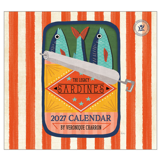 Sardines 2027 Wall Calendar