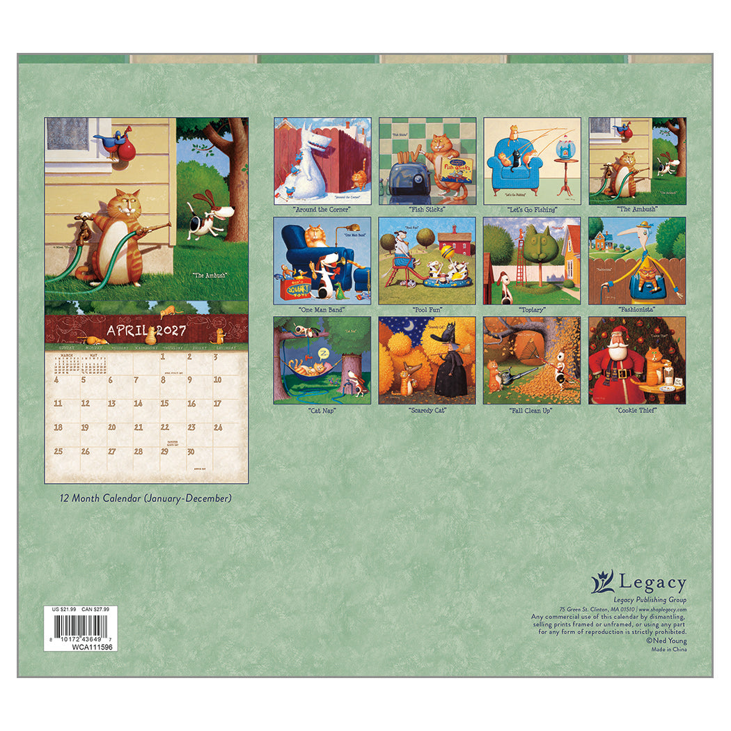 A Cat's Life 2027 Wall Calendar