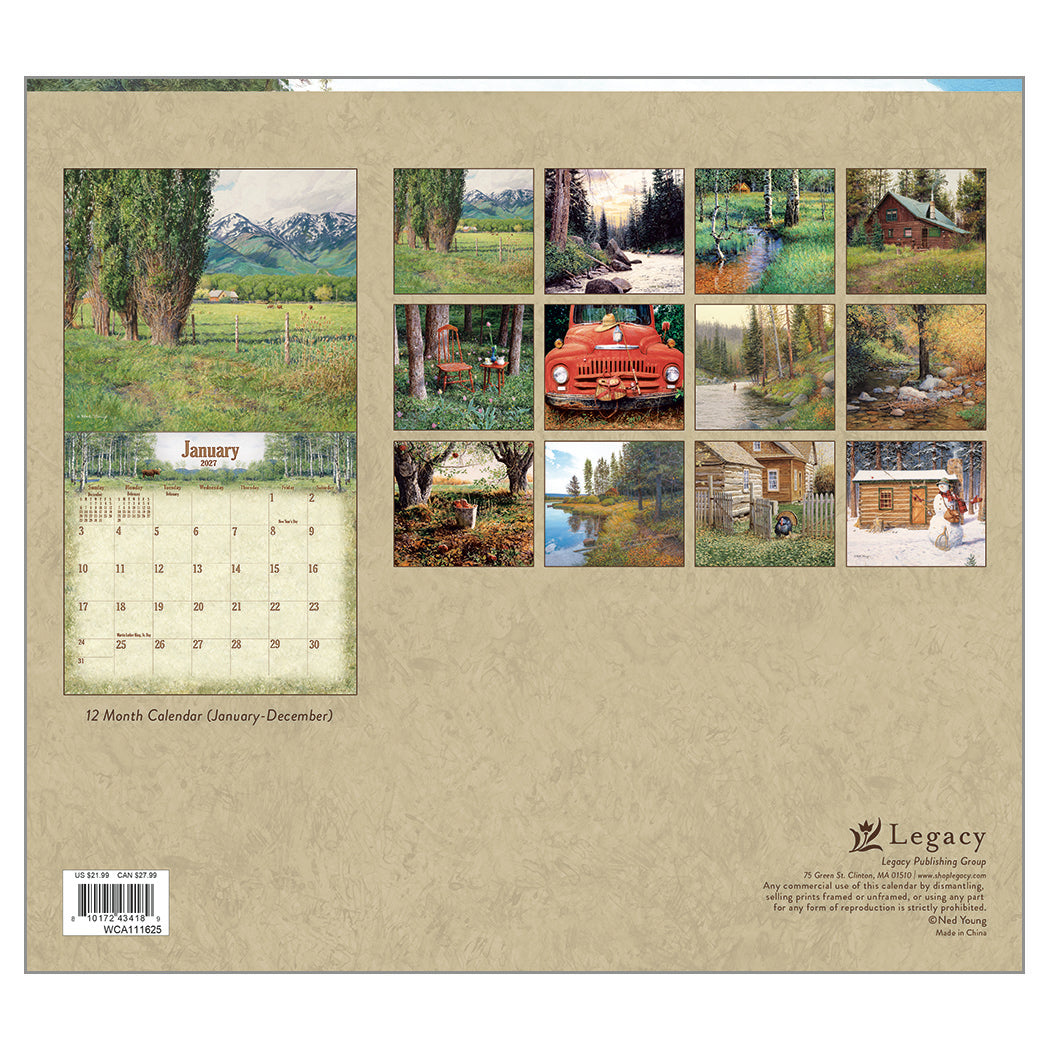 Woodland 2027 Wall Calendar