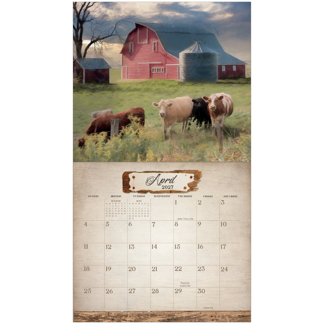 Coows 2027 Wall Calendar