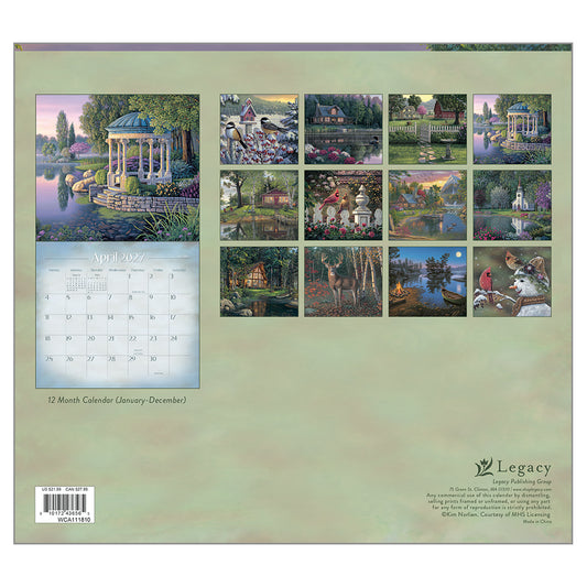 Peace and Tranquility 2027 Wall Calendar