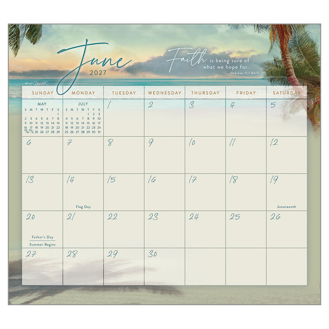 Seaside Serenity 2027 Wall Calendar