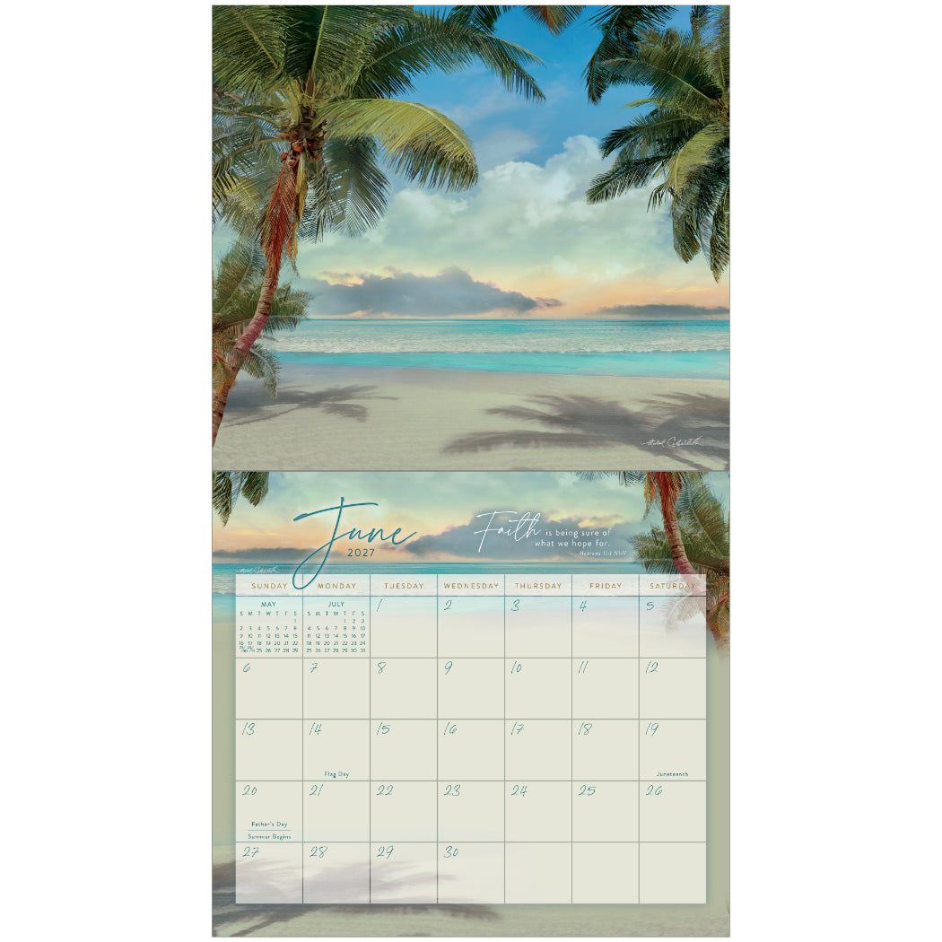 Seaside Serenity 2027 Wall Calendar