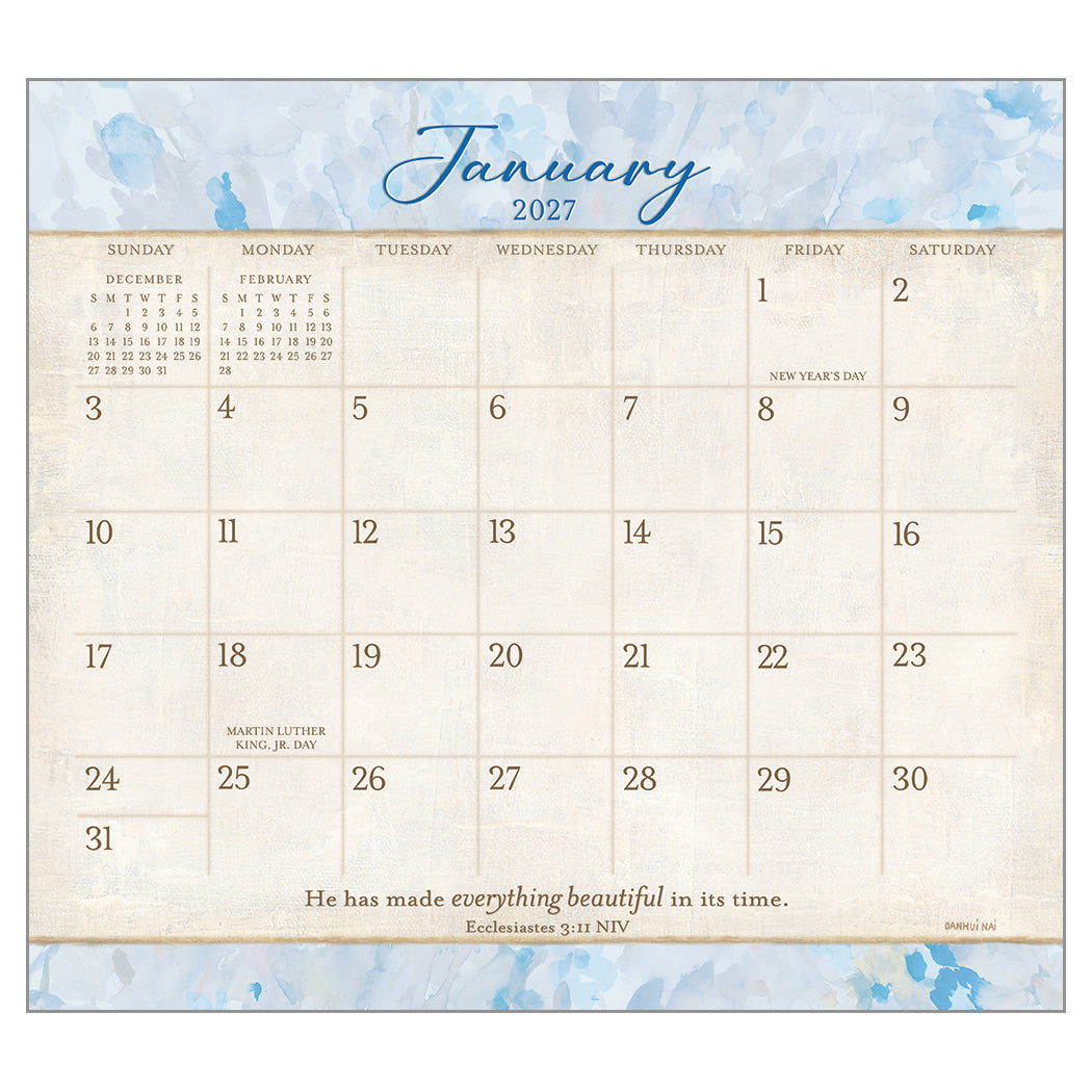 Tranquility 2027 Wall Calendar