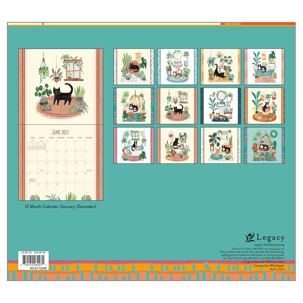 Cat Person 2027 Wall Calendar