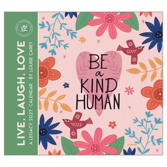 Live, Laugh, Love 2027 Wall Calendar