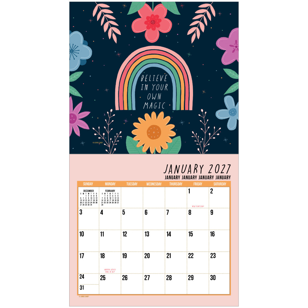 Live, Laugh, Love 2027 Wall Calendar