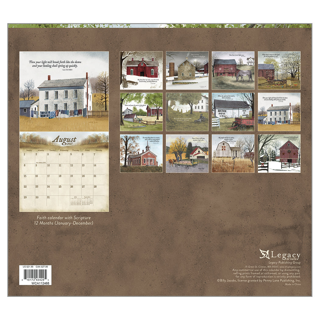 Blessings of Home 2027 Wall Calendar