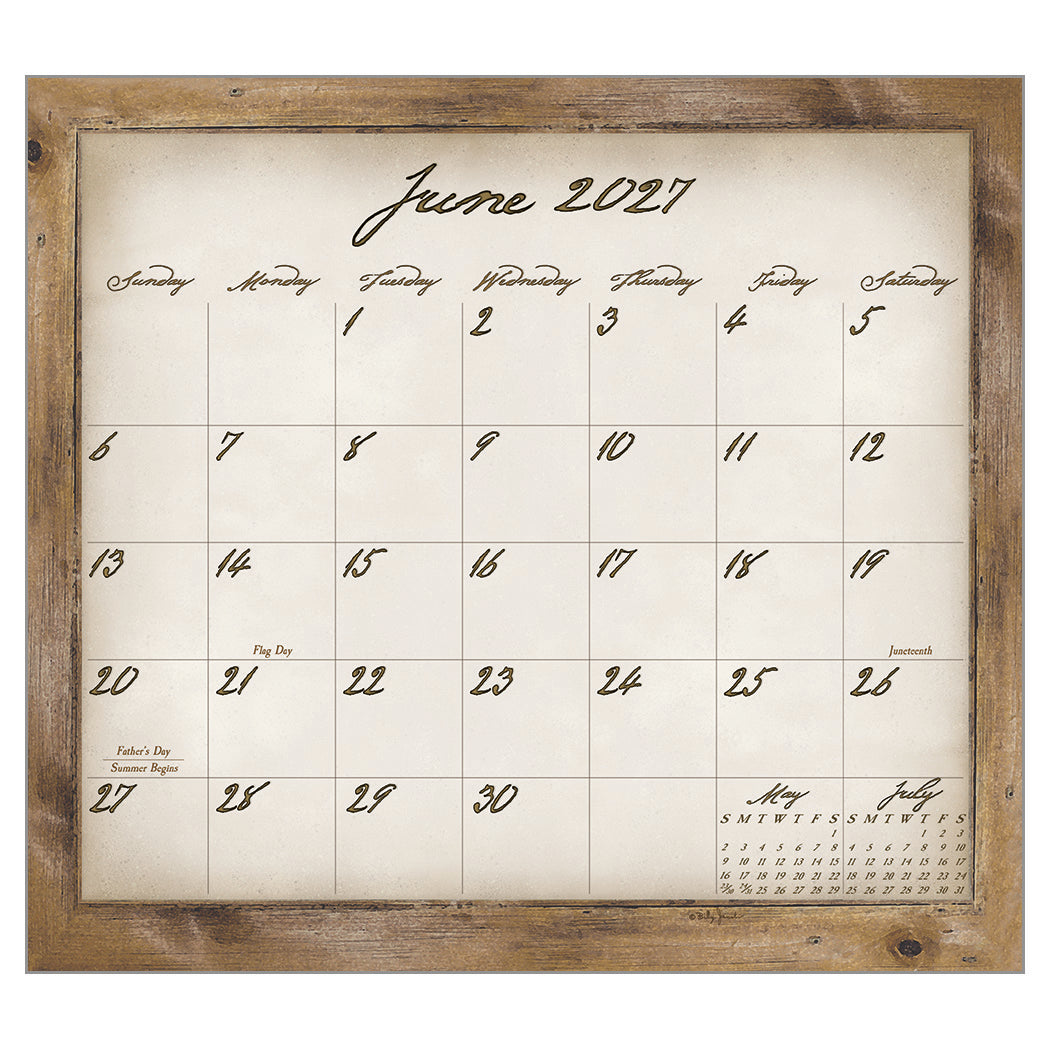 Simple Treasures 2027 Wall Calendar
