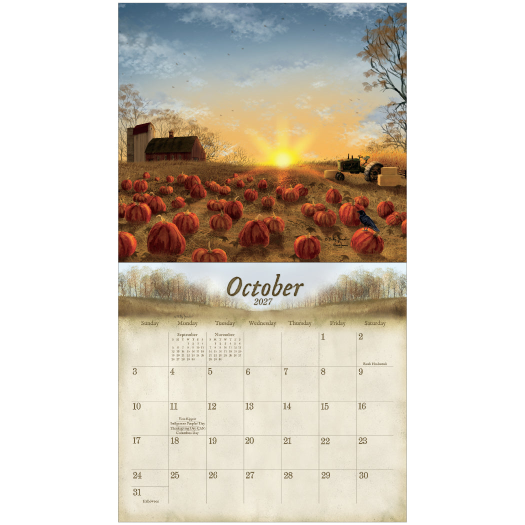The Road Home 2027 Wall Calendar