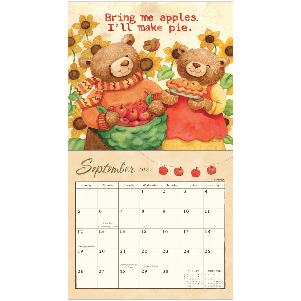 Bears 2027 Wall Calendar