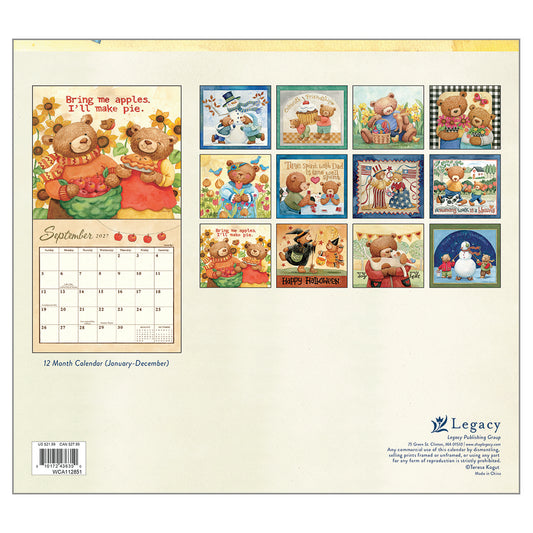 Bears 2027 Wall Calendar