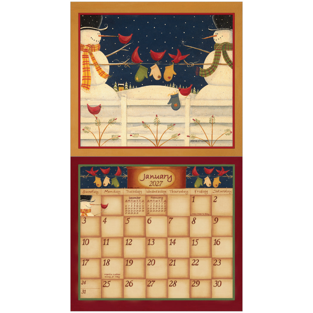 Simply Shaker 2027 Wall Calendar