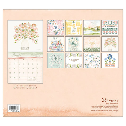 Grace Upon Grace 2027 Wall Calendar