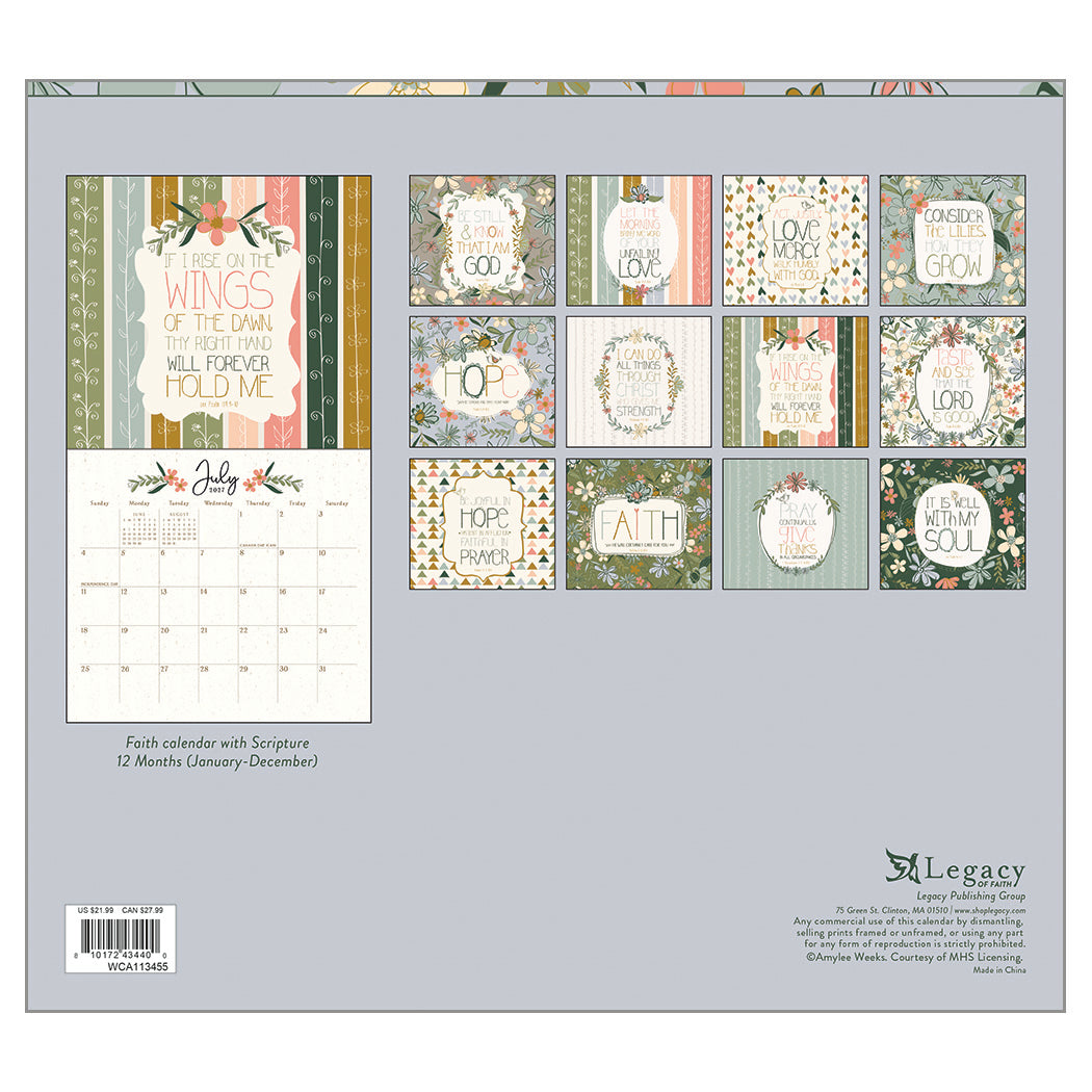 Be Still 2027 Wall Calendar