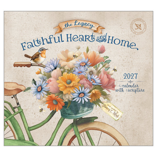 Faithful Heart and Home 2027 Wall Calendar