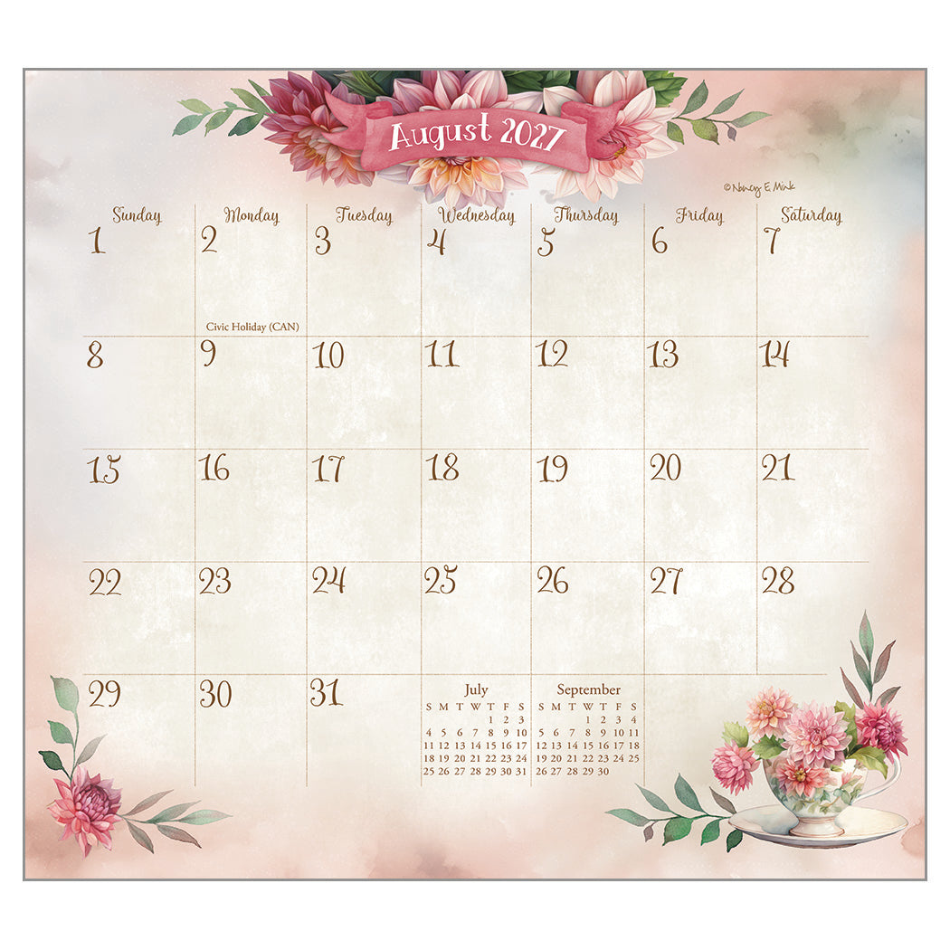 Faithful Heart and Home 2027 Wall Calendar