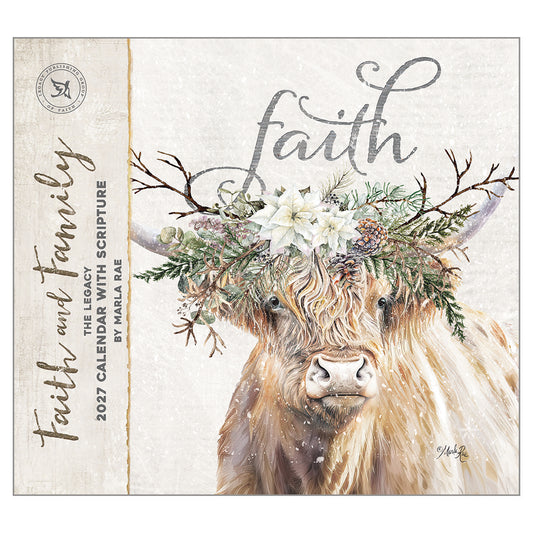 Faith and Family 2027 Wall Calendar