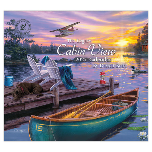 Cabin View 2027 Wall Calendar