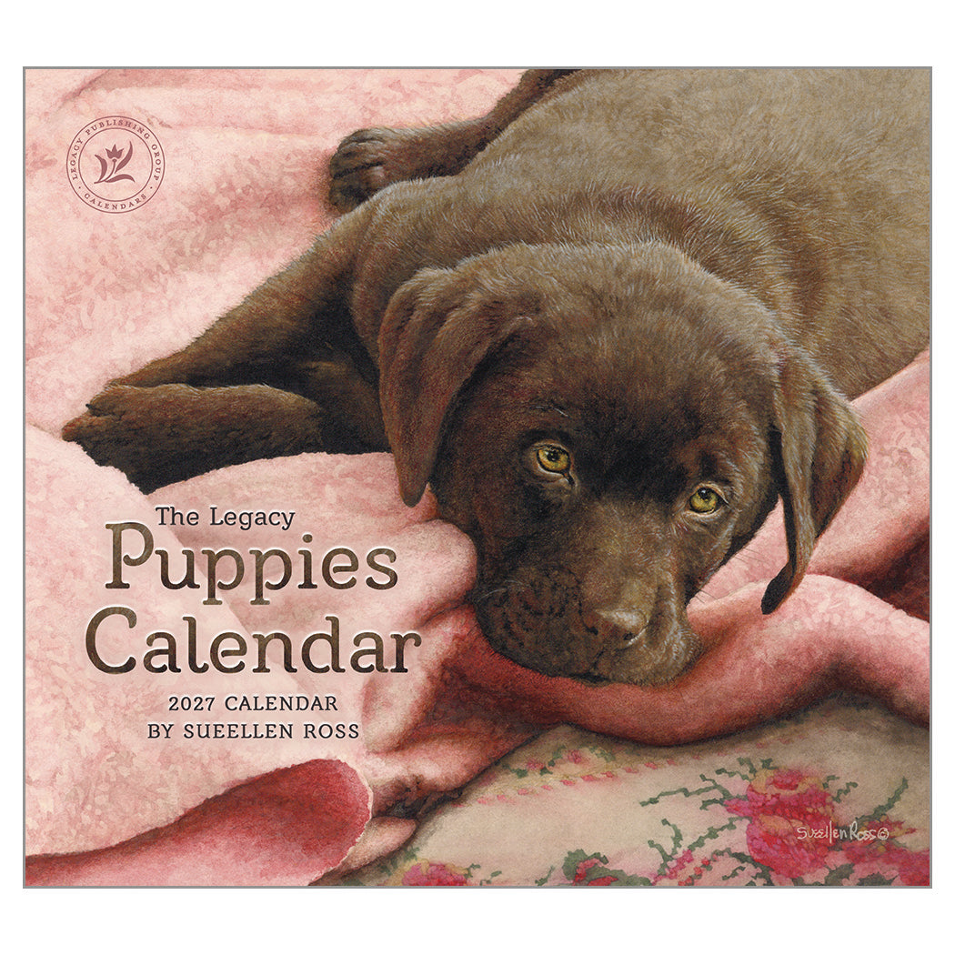 Puppies 2027 Wall Calendar