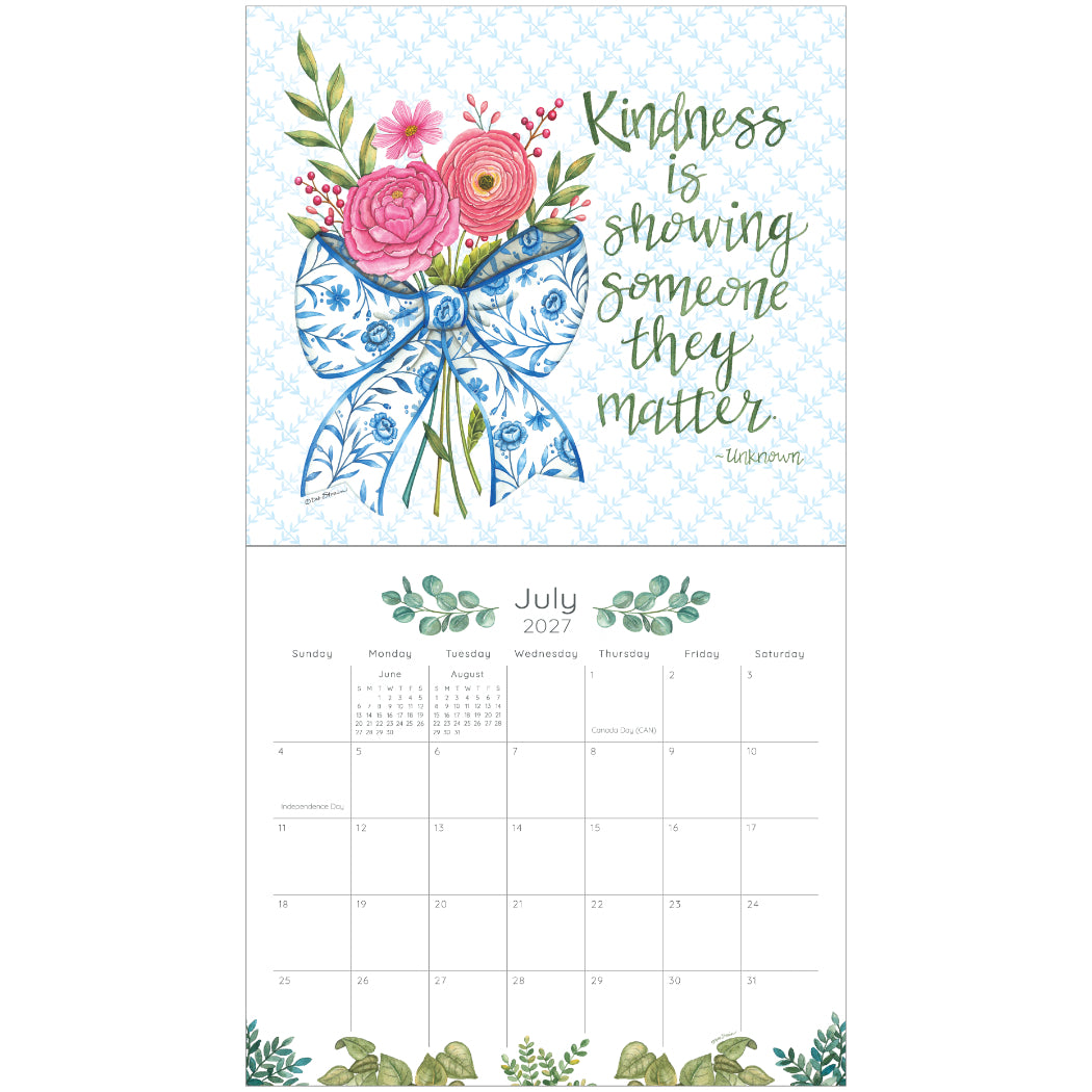 Kindness Matters 2027 Wall Calendar