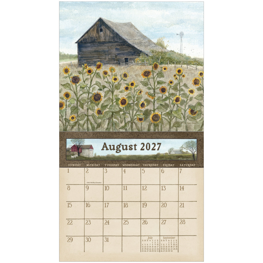 Country Path 2027 Wall Calendar