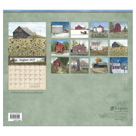 Country Path 2027 Wall Calendar