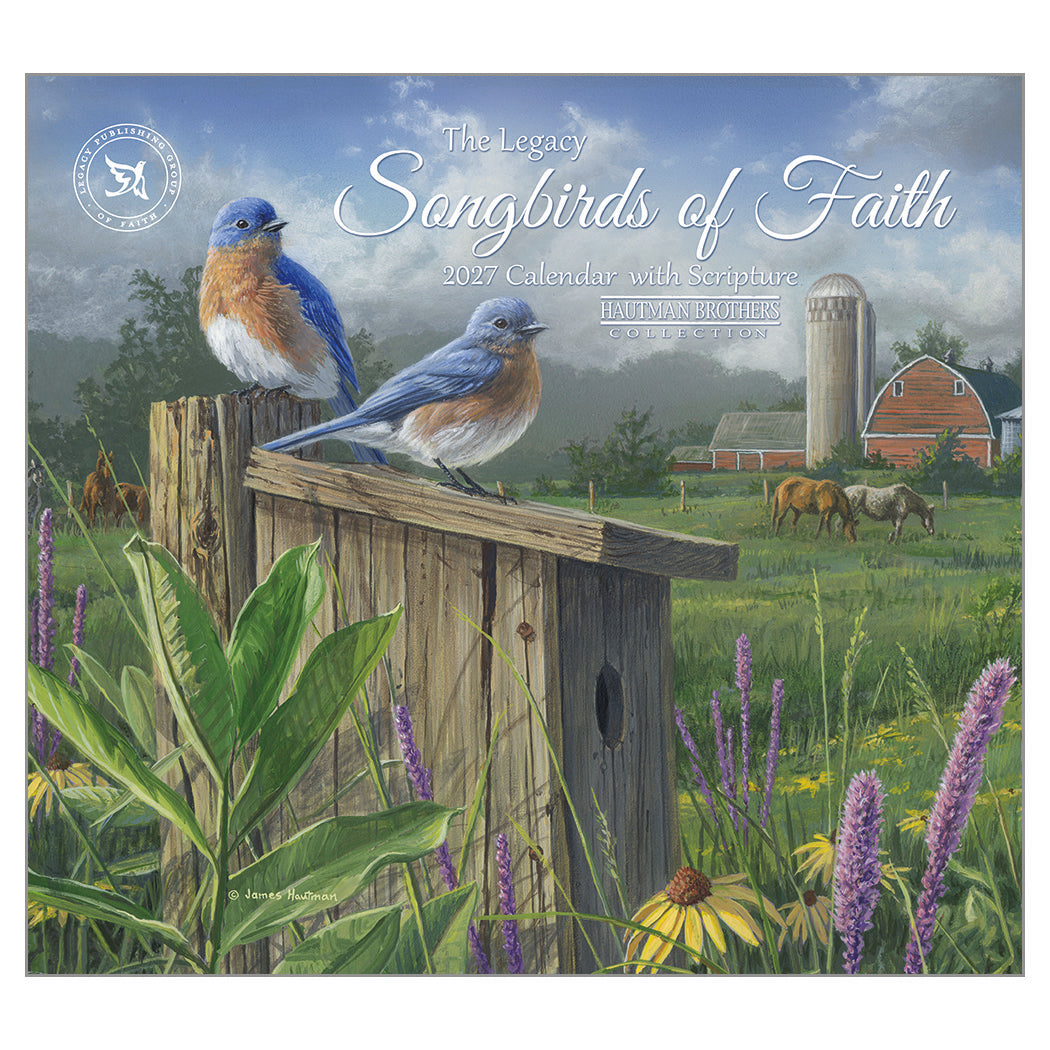 Songbirds of Faith 2027 Wall Calendar