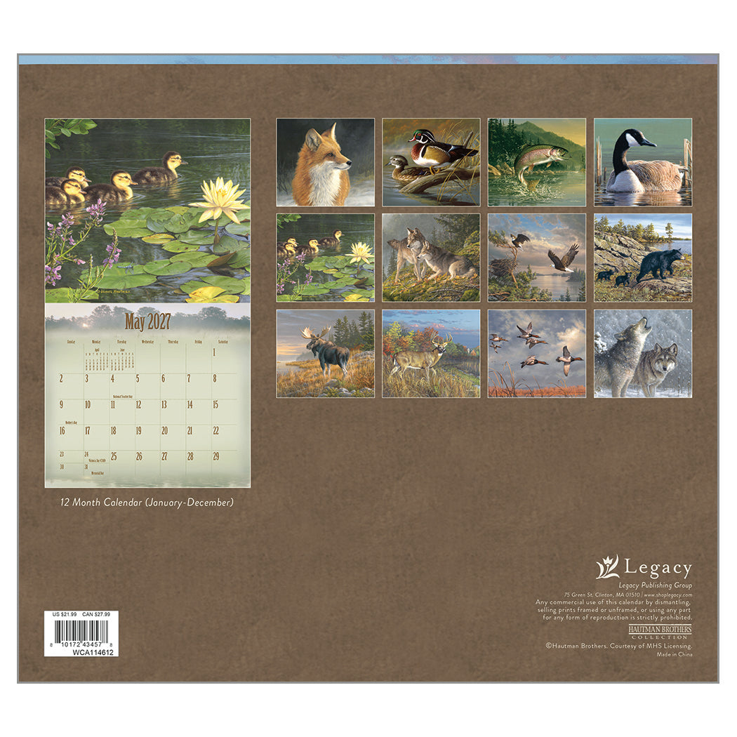 Wildlife 2027 Wall Calendar