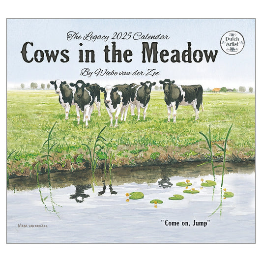 Cows in the Meadow 2025 Wall Calendar