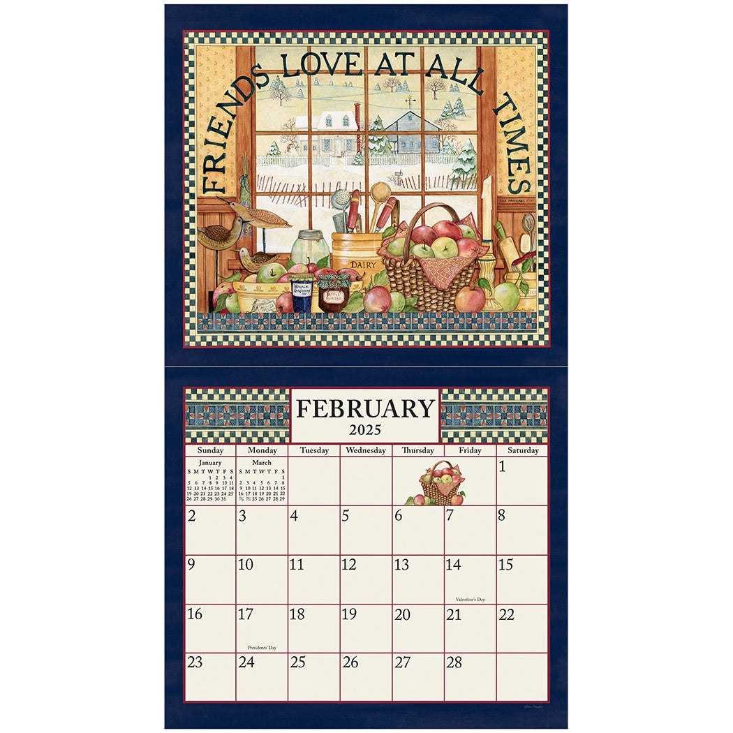Sampler Calendar 2025 Wall Calendar The Lang Store