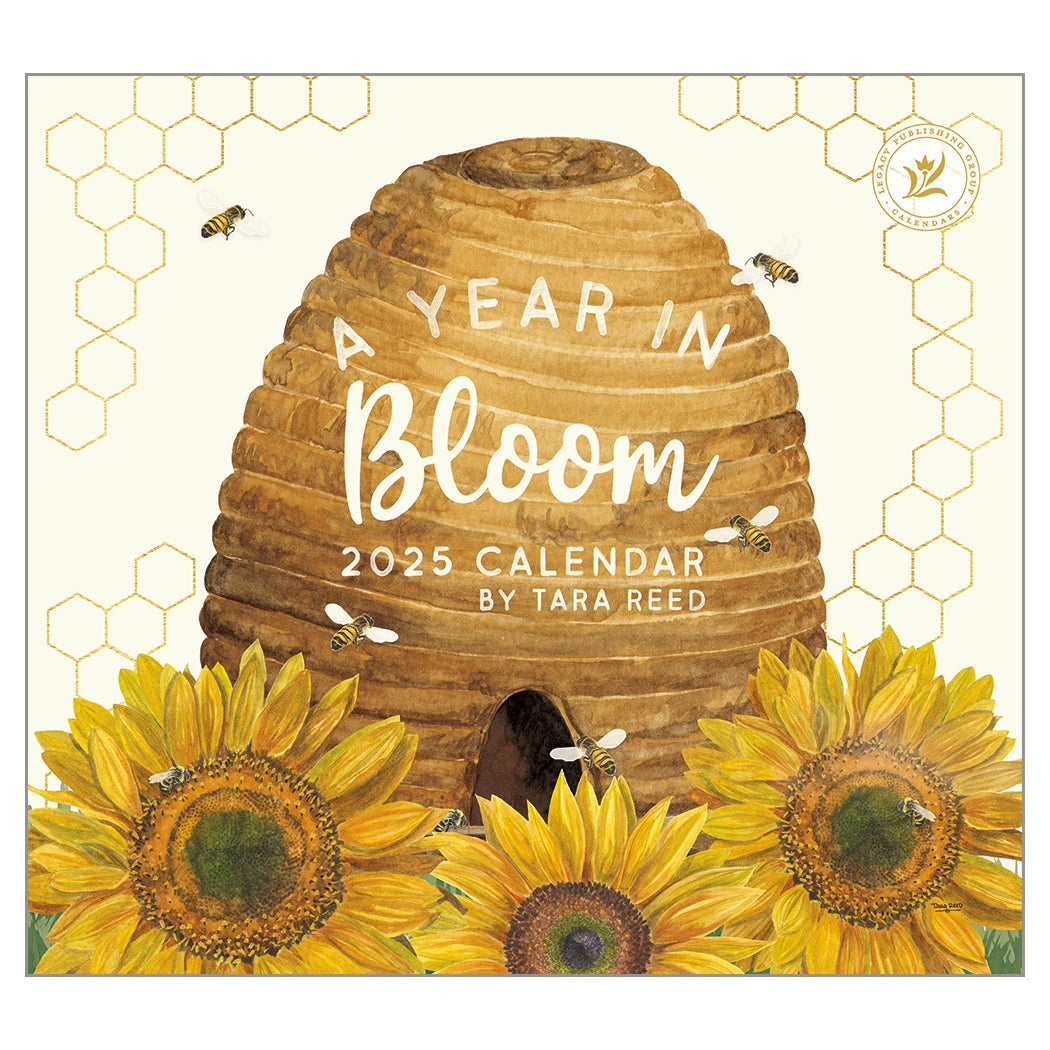 A Year in Bloom 2025 Wall Calendar