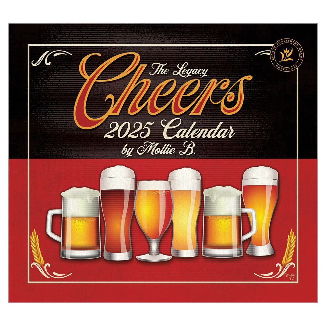 Cheers 2025 Wall Calendar