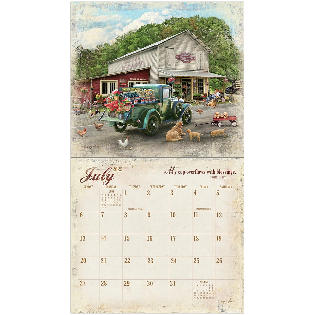 Heartland Blessings 2025 Wall Calendar