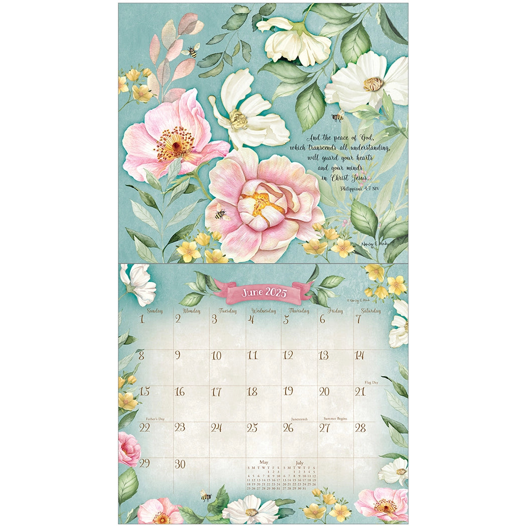Faithful Heart and Home 2025 Wall Calendar