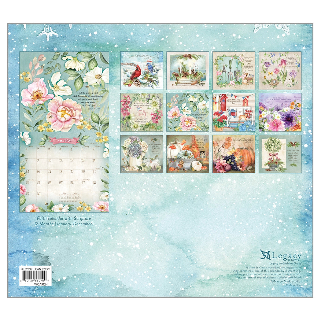 Faithful Heart and Home 2025 Wall Calendar The Lang Store